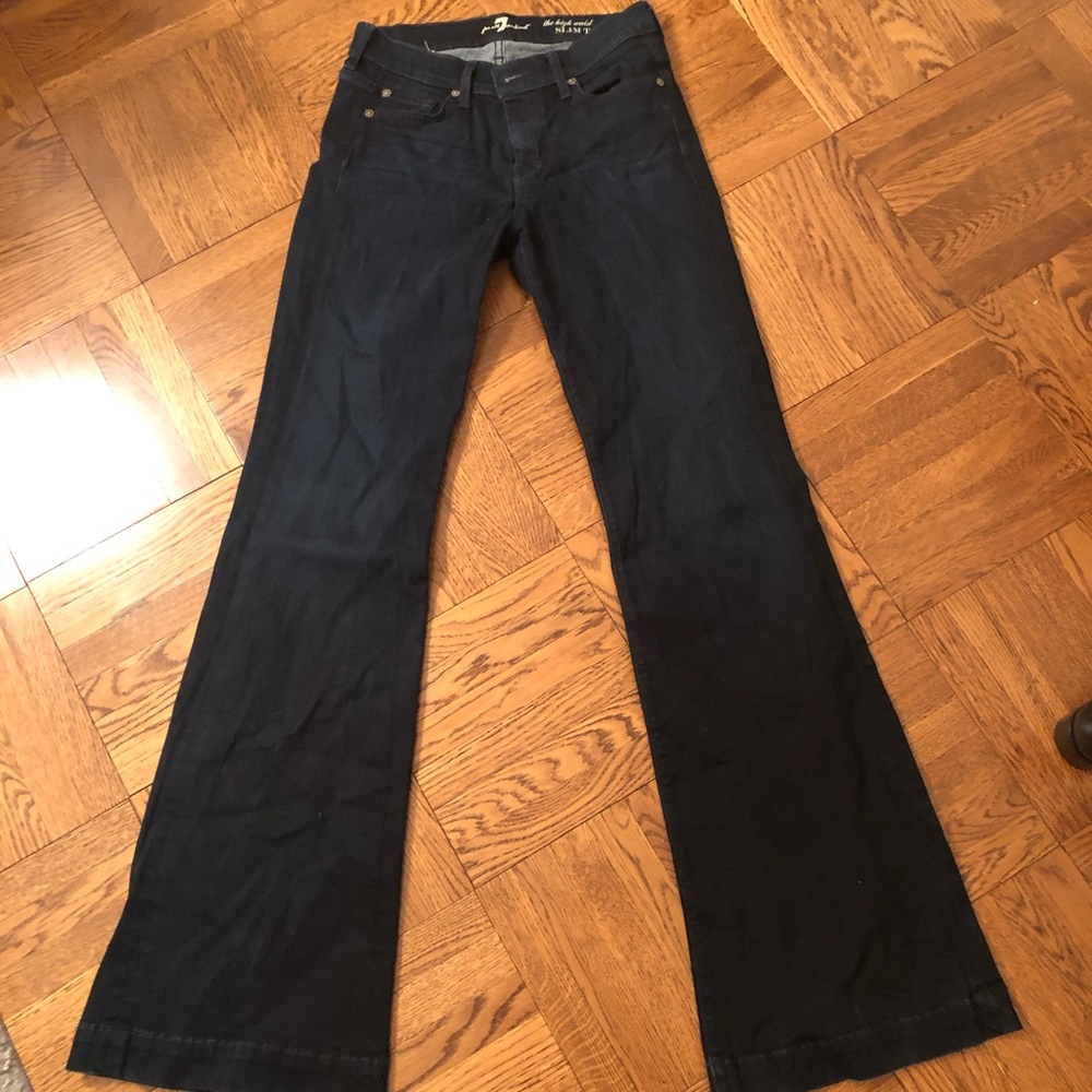 7 For All Mankind women’s high waist slim trouser